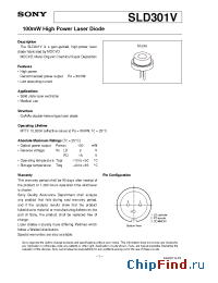 Datasheet SLD301V-3 manufacturer SONY