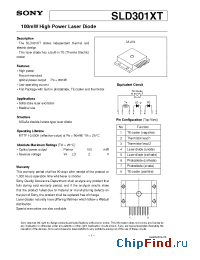 Datasheet SLD301XT-25 manufacturer SONY