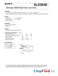 Datasheet SLD304B manufacturer SONY