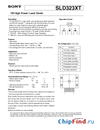 Datasheet SLD323XT-2 manufacturer SONY