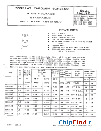 Datasheet SDR2150 manufacturer SSDI