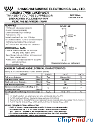 Datasheet 1.5K75A manufacturer SSE