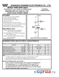 Datasheet 5KP15A manufacturer SSE