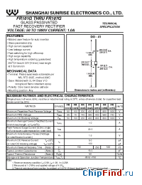 Datasheet FR104G manufacturer SSE