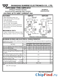 Datasheet GBPC35005 manufacturer SSE