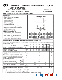 Datasheet US1M manufacturer SSE