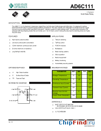 Datasheet AD6C111-S manufacturer Solid State