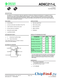 Datasheet AD6C211-L manufacturer Solid State