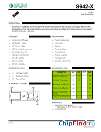 Datasheet S642-TR manufacturer Solid State