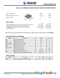 Datasheet SSM4226GM manufacturer SST