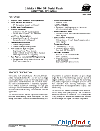 Datasheet SST25VF020-20-4I-SAE manufacturer SST