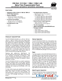 Datasheet SST27SF010 manufacturer SST