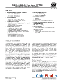 Datasheet SST29EE512-150-4C-WH manufacturer SST