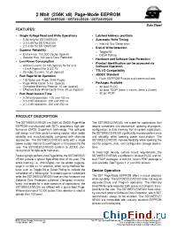 Datasheet SST29EF010-150-4I-EH manufacturer SST