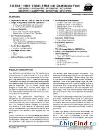 Datasheet SST29SF010-70-4I-WH manufacturer SST