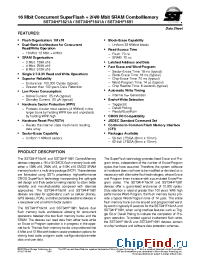 Datasheet SST34HF1621A-70-4C-LS manufacturer SST