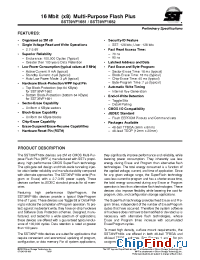 Datasheet SST39VF1681-70-4C-B3KE manufacturer SST