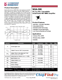 Datasheet NGA-586 manufacturer Stanford