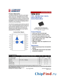 Datasheet SRM-2016 manufacturer Stanford