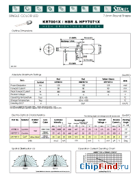 Datasheet HBR7071X manufacturer Stanley