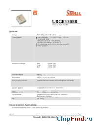 Datasheet URGB1308B manufacturer Stanley