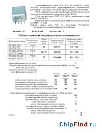 Datasheet РПС 47 manufacturer Старт