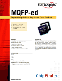 Datasheet MQFP-ED manufacturer STATS