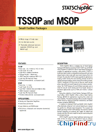 Datasheet MSOP-EP manufacturer STATS