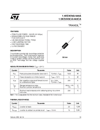 Datasheet 1.5KE100A manufacturer STMicroelectronics