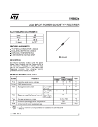 Datasheet 1N5822 manufacturer STMicroelectronics