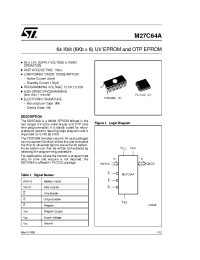 Datasheet 27C64-150 manufacturer STMicroelectronics