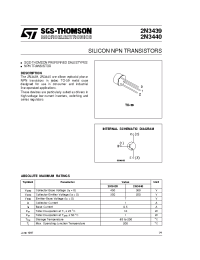 Datasheet 2N5415 manufacturer STMicroelectronics