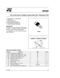 Datasheet 2N6388 manufacturer STMicroelectronics