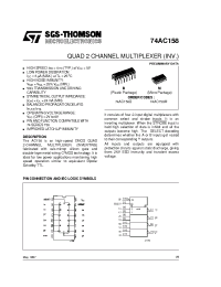 Datasheet 74AC158B manufacturer STMicroelectronics