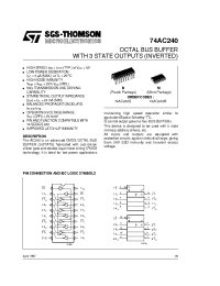 Datasheet 74AC240M manufacturer STMicroelectronics