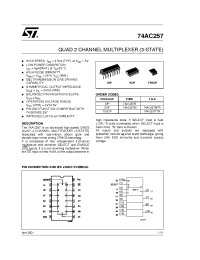 Datasheet 74AC257MTR manufacturer STMicroelectronics