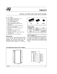 Datasheet 74AC273MTR manufacturer STMicroelectronics