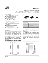 Datasheet 74AC574B производства STMicroelectronics