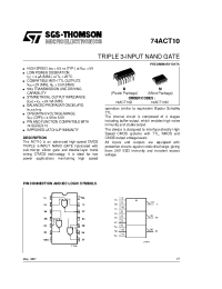 Datasheet 74ACT10M manufacturer STMicroelectronics