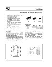 Datasheet 74ACT138MTR производства STMicroelectronics