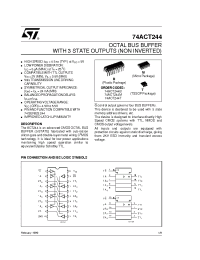 Datasheet 74ACT244M manufacturer STMicroelectronics