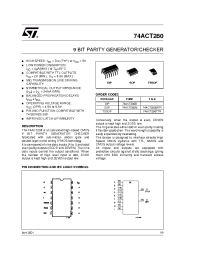 Datasheet 74ACT280TTR manufacturer STMicroelectronics