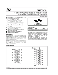 Datasheet 74ACT32701LB manufacturer STMicroelectronics