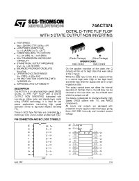 Datasheet 74ACT374 manufacturer STMicroelectronics