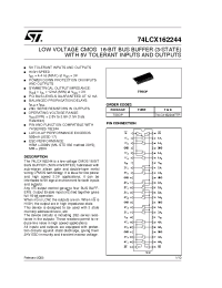 Datasheet 74LCX162244 производства STMicroelectronics
