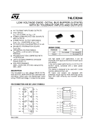 Datasheet 74LCX244M manufacturer STMicroelectronics