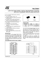 Datasheet 74LCX541 manufacturer STMicroelectronics