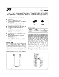 Datasheet 74LCX646M manufacturer STMicroelectronics