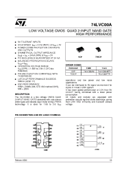 Datasheet 74LVC00AMTR производства STMicroelectronics