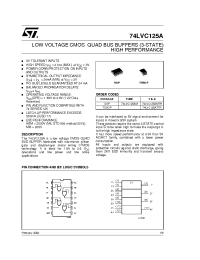 Datasheet 74LVC125AM manufacturer STMicroelectronics
